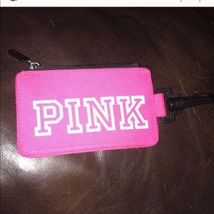 Pink id wallet no lanyard